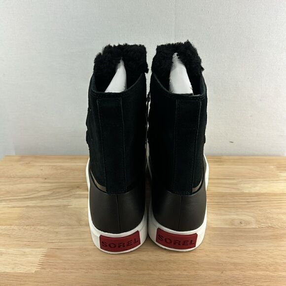 Sorel Joan of Artic Next Lite WP Boot- Black/Sea Salt- Size 8- NIB - Picture 4 of 8